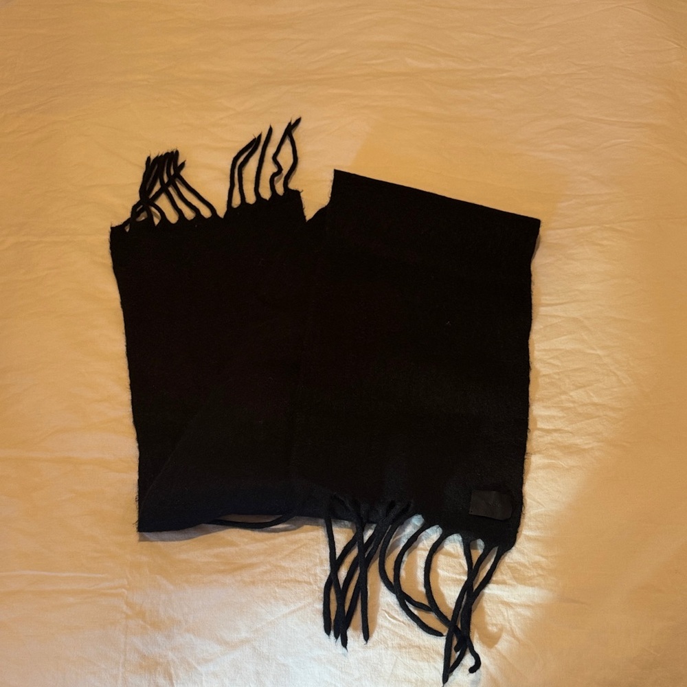 Vince large black scarf